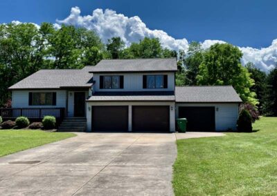 New roof installed by Daugherty Roofing 814 is shown in Harbor Creek, PA